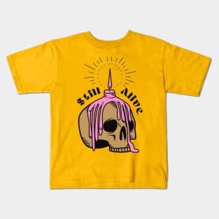 Halloween, still alive skull Kids T-Shirt